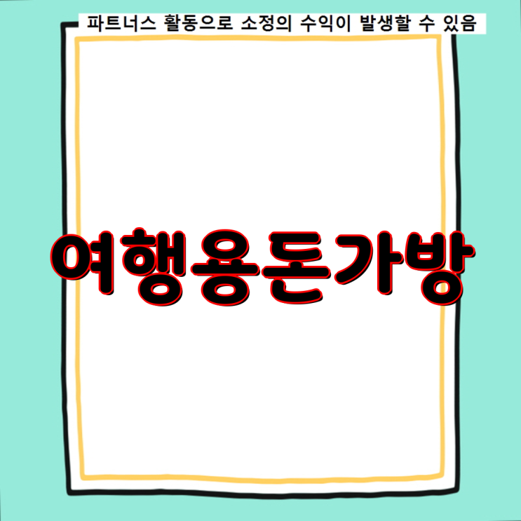 여행용 <b>돈가방</b> 비교 분석 필수 기능과 장단점 총정리