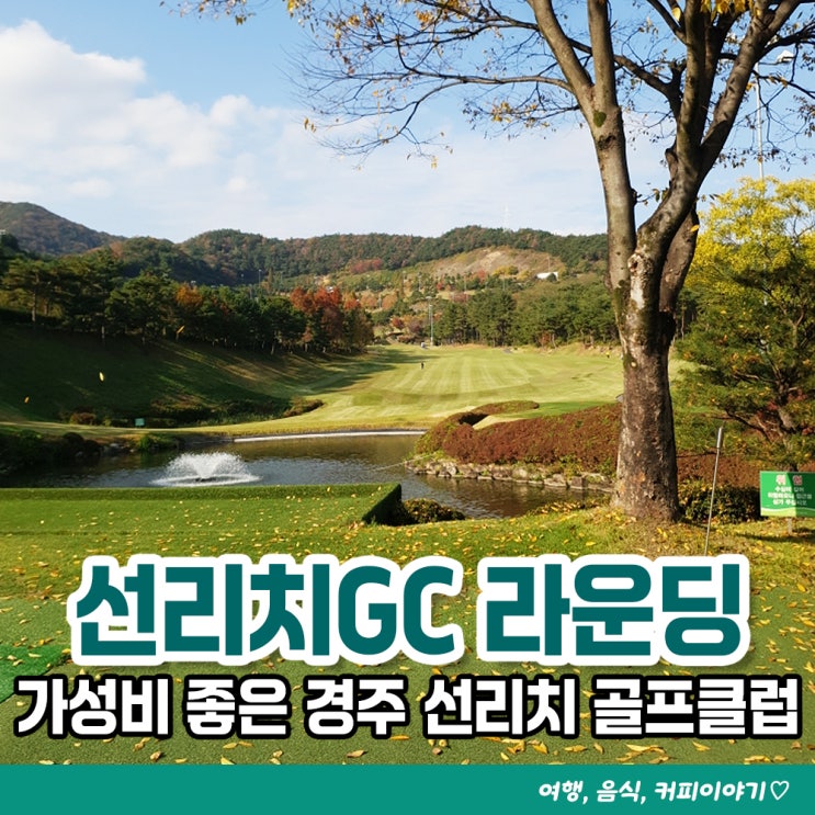  가성비 좋은 경주 골프장 선리치cc 라운딩 후기