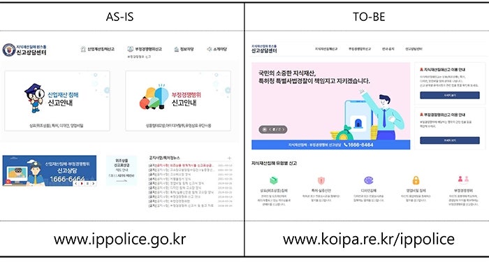  피플게이트 : ‘짝퉁 신고’, 지식재산침해 원스톱 신고상담센터 KOIPA 홈페이지 개편