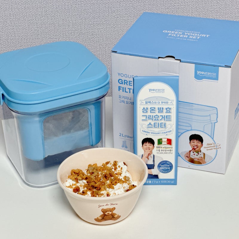 알렉스그릭요거트 스타터 상온발효 가능한 꾸덕한 그릭요거트 만들기 (+ 첫구매 10% 할인까지....