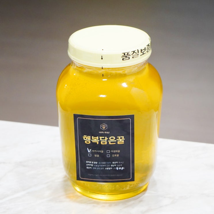  천연 아카시아꿀 추천, 토종꿀 자연산 벌꿀 고를 때는?