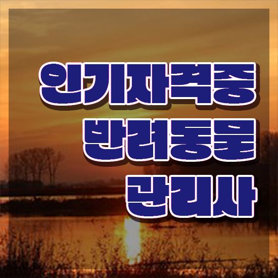  반려동물관리사 취업 , 반려동물관리사 자격증 독학으로 취득했던 후기 정보를 알고싶다면