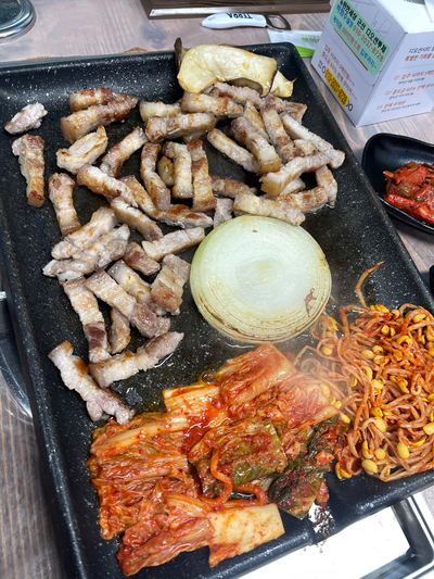  오겹살이 맛있는 군산 꾸어먹짜 조촌동맛집 고깃집