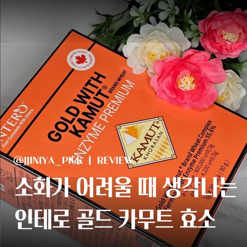 인테로 골드 프리미엄 카무트효소 고르는법