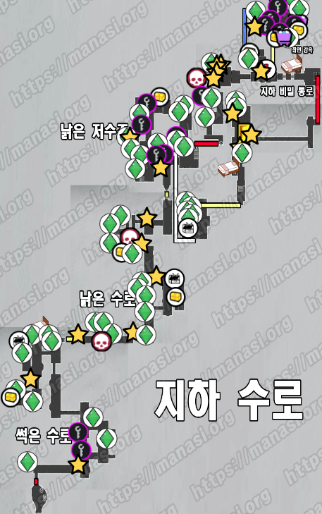 메타포 : 리판타지오 – 지하 수로 지도 및 수집품 공략