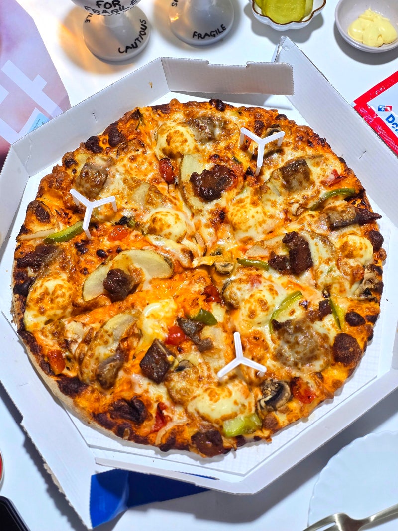 도미노피자 메뉴 추천 50% 할인 1+1 메뉴판 : 네이버 블로그