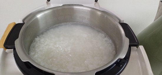 쿠쿠전기밥솥 흰죽만들기