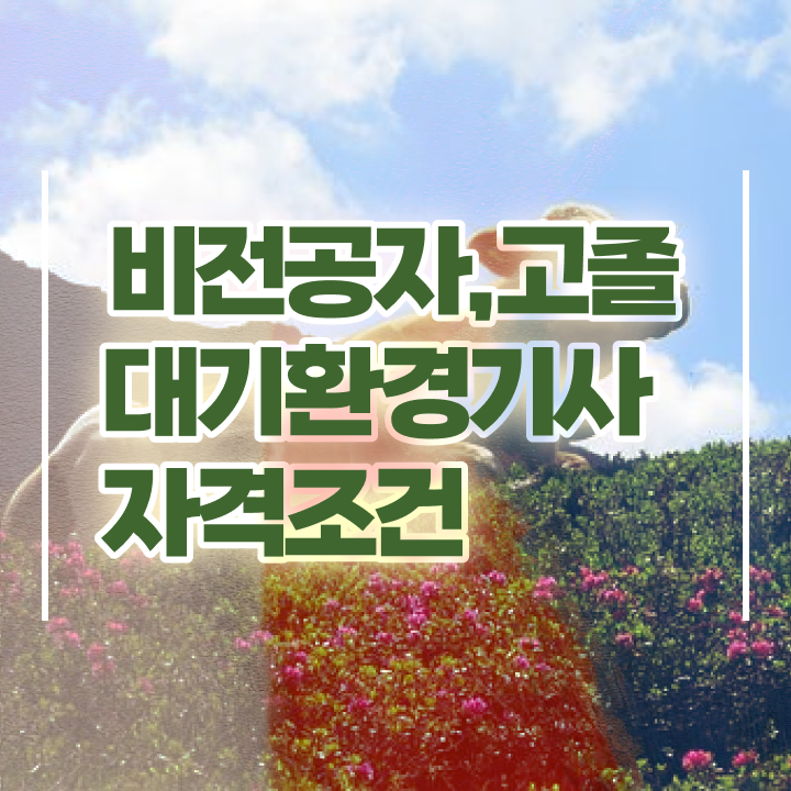  대기환경기사2주 , 대기환경기사 시험응시자격 학점은행제로 빠르게 준비한 노하우