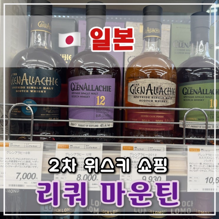  [후쿠오카 2일차] 2차 위스키 쇼핑, 리쿼마운틴