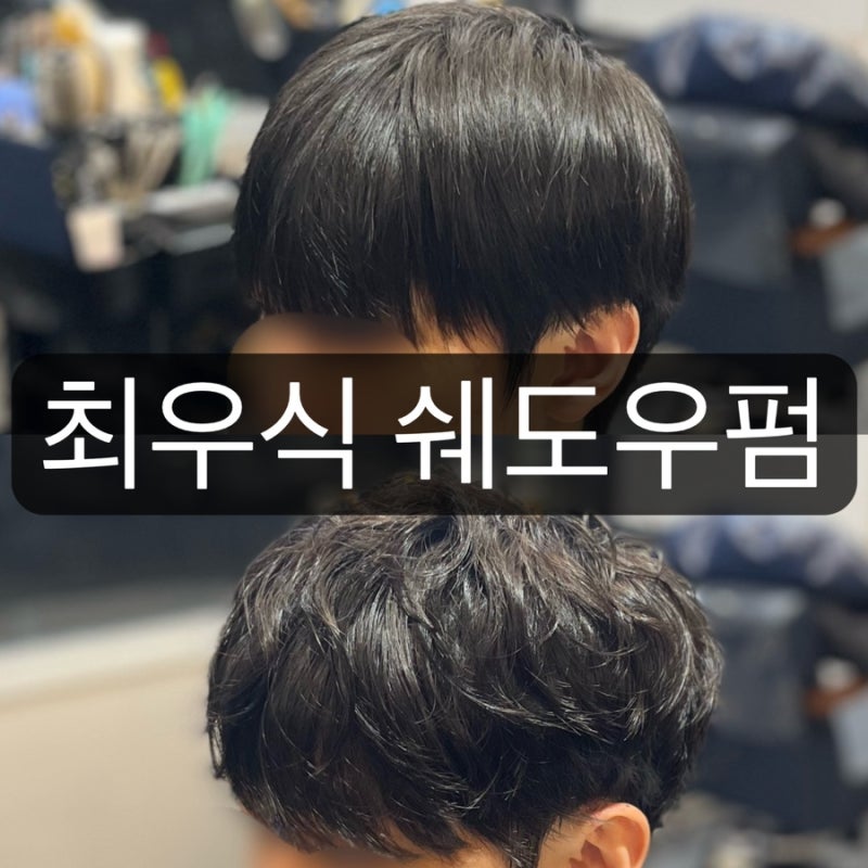 댄디한 남자 최우식 쉐도우펌 분석