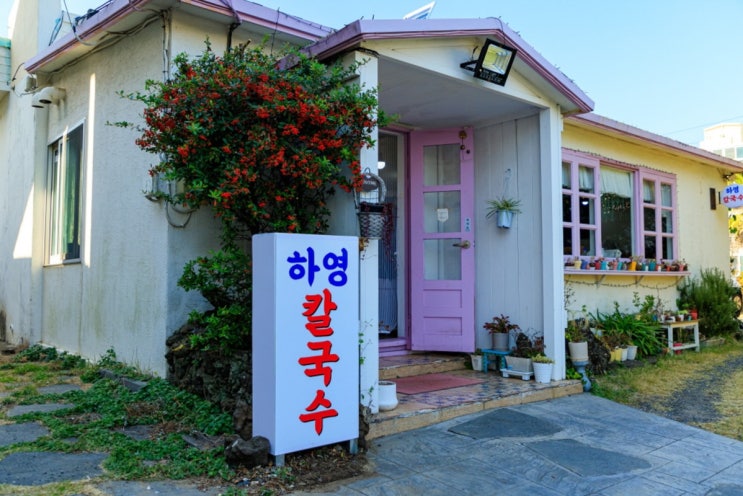  제주애월맛집 제주애월칼국수맛집추천 하영칼국수