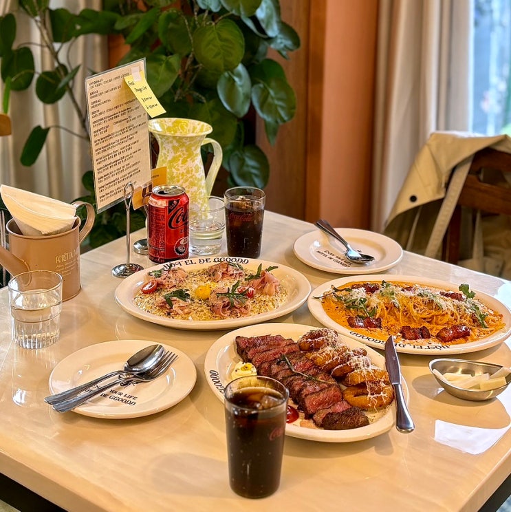  연남 브런치카페 오뗄드꾸뜨 연남동 파스타 맛집 추천