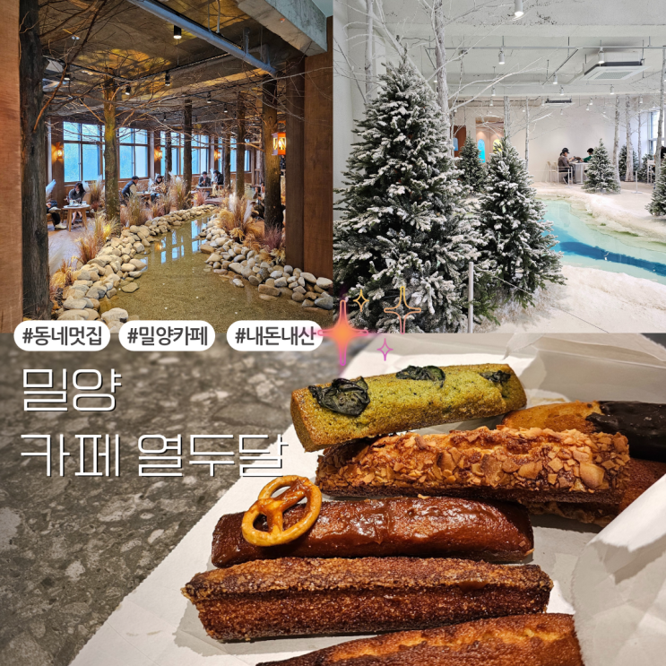  아직 너무 미흡했던 [동네멋집2] 밀양시문화도시센터 카페 열두달 내돈내산 후기