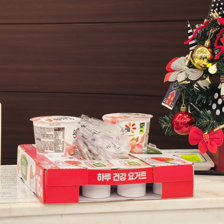 지난주 환자분들의 선물- 시원한 음료, 바삭하고 고소한 누룽지, 부드럽고 달달한 요거트까지