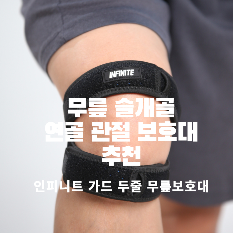 베드민턴 동우인 추천 인피니트 가드 두줄 무릎보호대