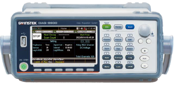  굿윌인스트루먼트, 데이터수집시스템, 디지털멀티미터, DC600V/AC400V까지 전압측정 (DAQ-909모듈)
