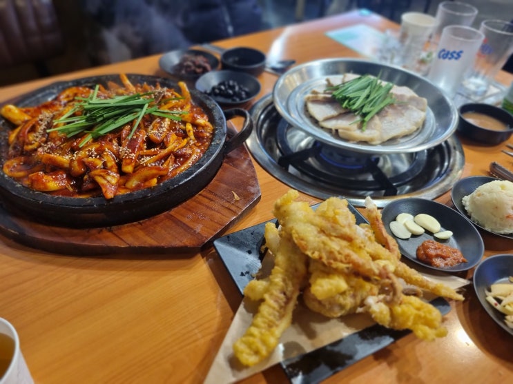  [포항 효자동 맛집] 가성비 좋은 다양한 오징어 요리 전문점 해탄 포항효자점.