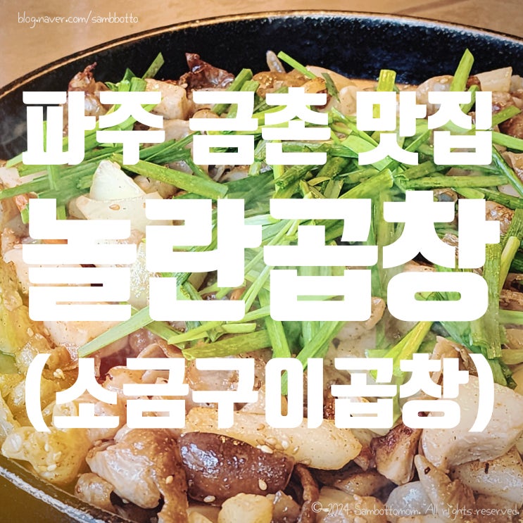  파주 금촌 곱창 맛집 | 놀란곱창 (또간집)
