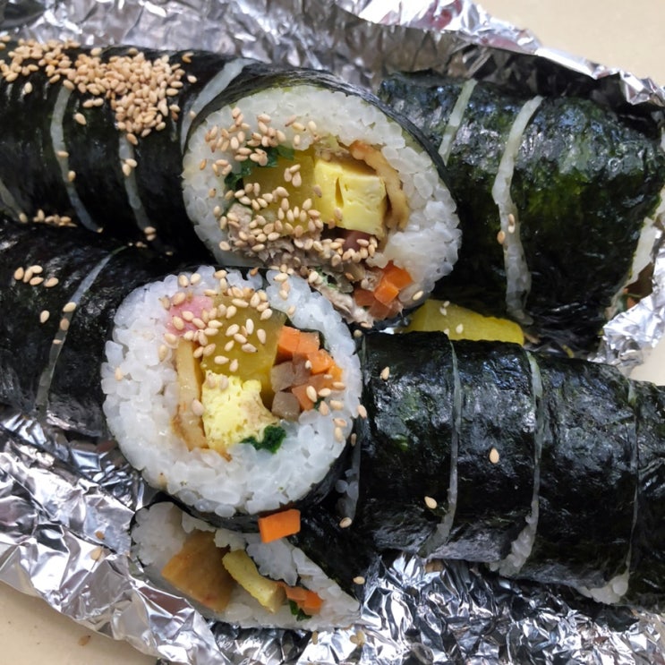  김밥천국 메뉴 송도 김밥 맛집 일반 참치 포장