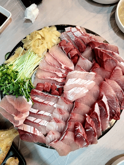  인천 로컬 회맛집 겨울 제철 대방어 만수동 '취아전' 내돈내산