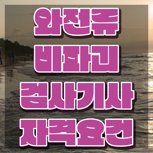  와전류비파괴검사기사 시험응시자격 인강만 듣고 빠르게 완료한 팁