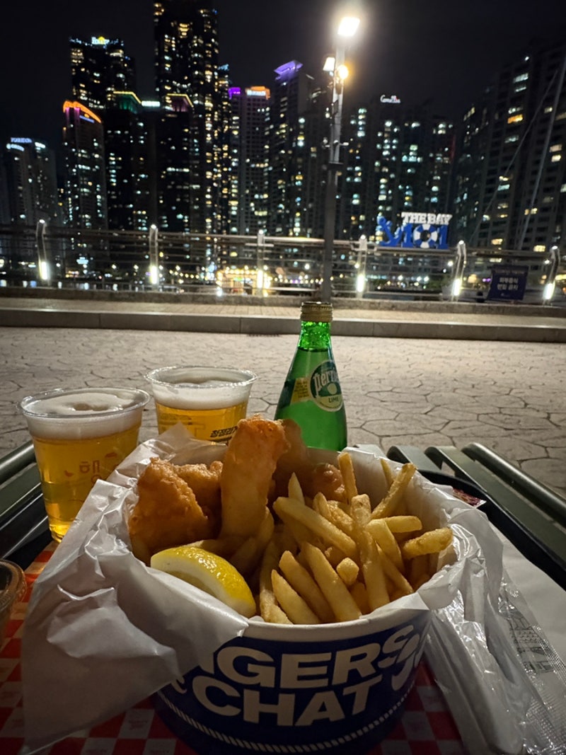 해운대 더베이101 핑거스앤챗 피쉬앤칩스