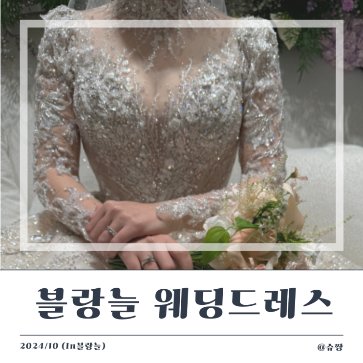  [비즈 드레스] 하이엔드 블랑늘 맞춤 긴팔 드레스 가봉/루나미엘레 본식 후기(feat. 2부 디즈니 드레스)
