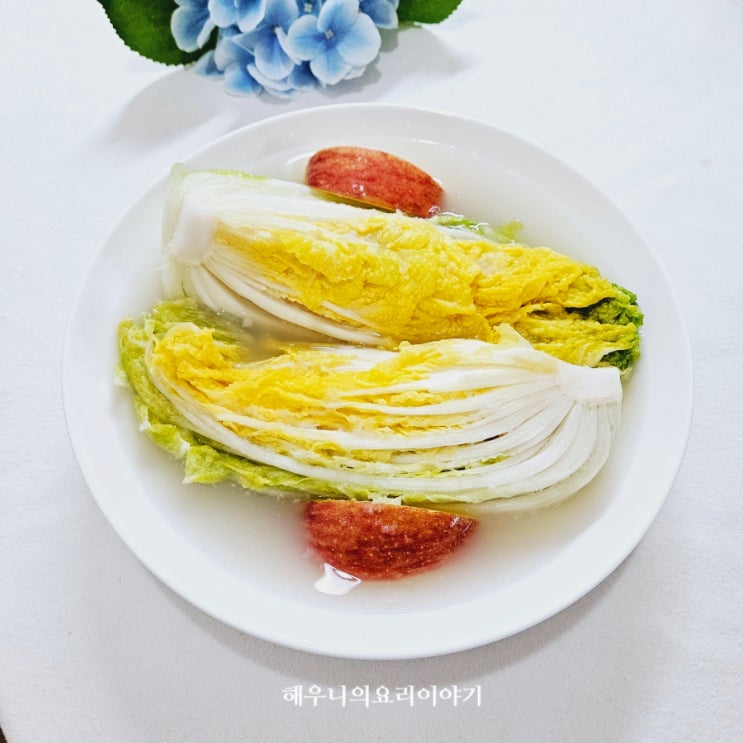 백종원 백김치 담그는법 배추백김치 담그는 방법