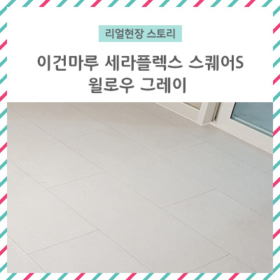  [리얼 현장 스토리] 이건마루 세라 플렉스 스퀘어 S 윌로우 그레이