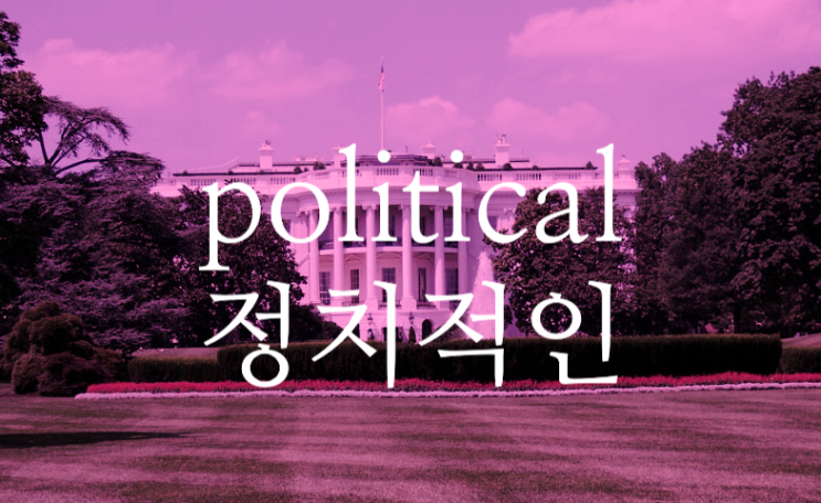  political, politician - 정치인, 정치적인 영어로