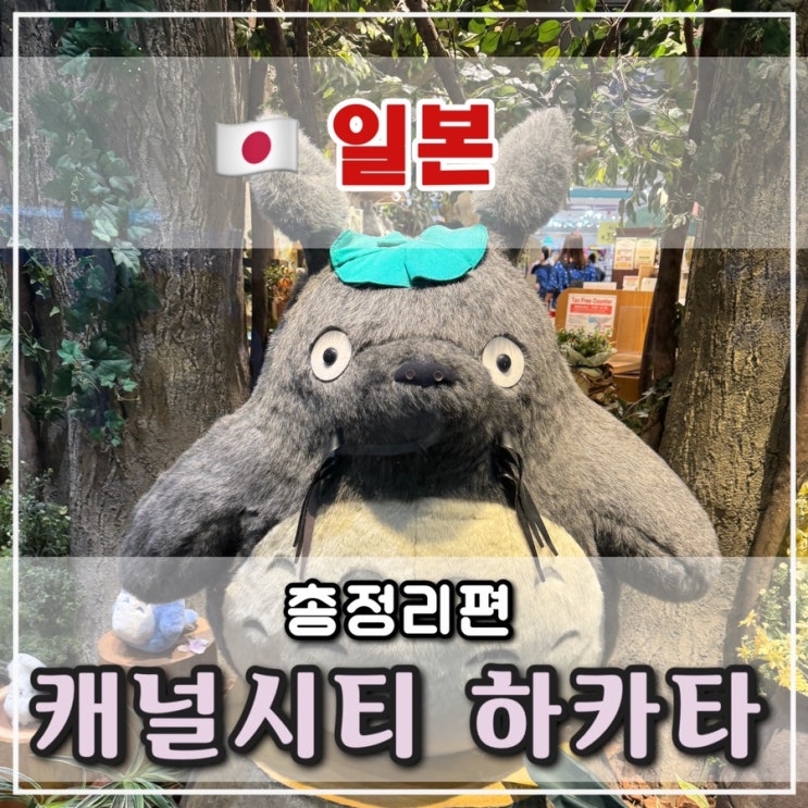  [후쿠오카 2일차] 캐널시티 매장정보, 영업시간, 분수쇼, 면세 정보