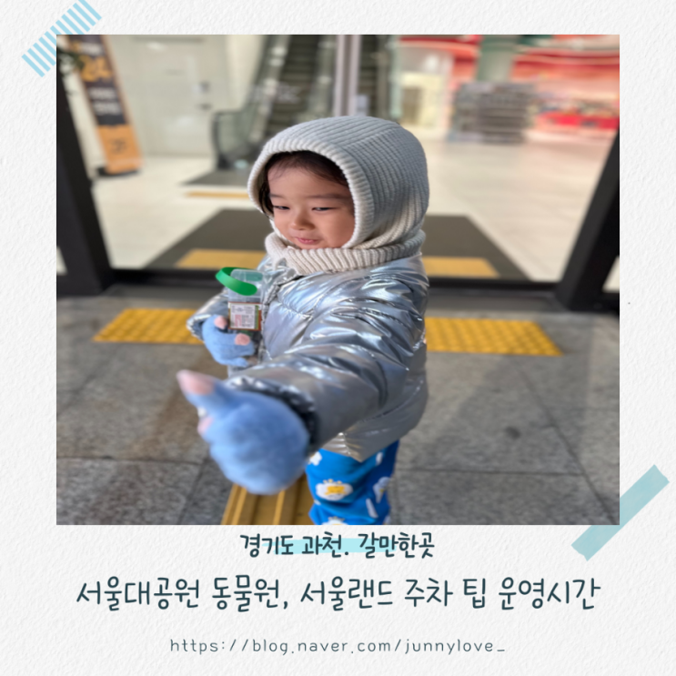  [경기도 과천] 서울대공원 주차 팁 및 동물원, 원더파크, 서울랜드 운영시간