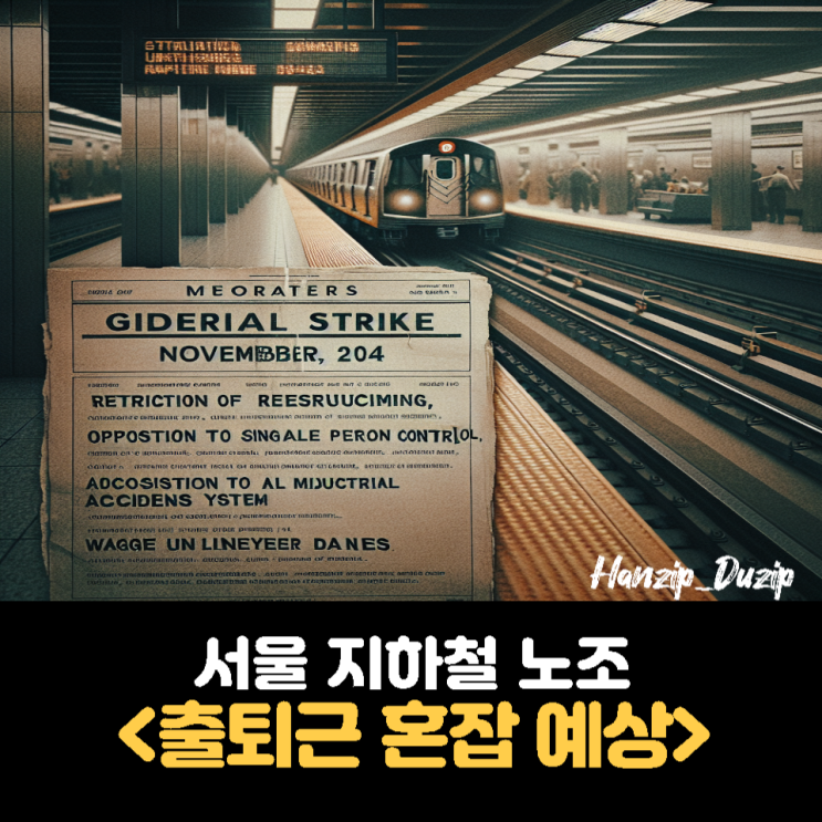 <b>서울지하철 노조 준법</b>투쟁 이유와 출퇴근 혼잡 예상