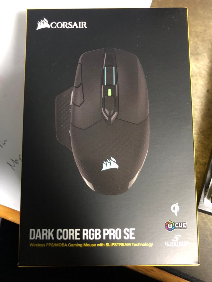  커세어 게이밍 마우스 / 다크코어 Dark core RGB PRO와 손크기