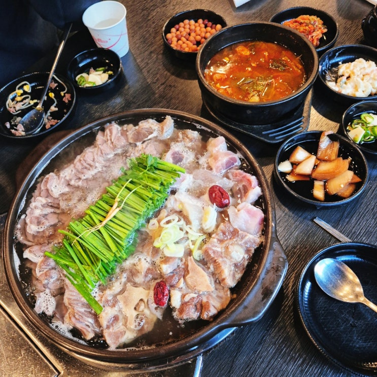  아롱사태와 스지의 조화, 서산 보양식 맛집 황해수육 후기 술안주로도 최고