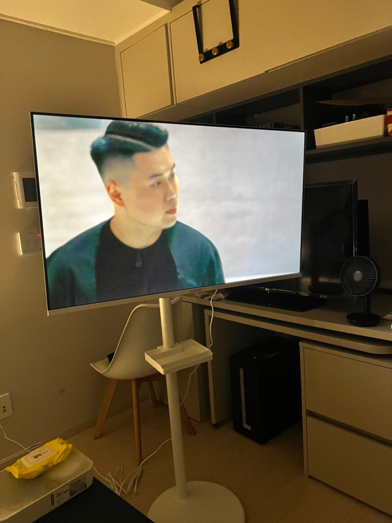 [와이드무빙뷰 중소바이미,삼텐바이미,43인치4K TV,UHD QLED 구매 후기,내돈내산,원룸TV추천,이동....