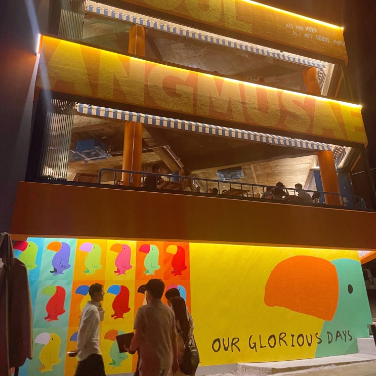  용산 서울앵무새, 반려동물 동반 가능 대형카페