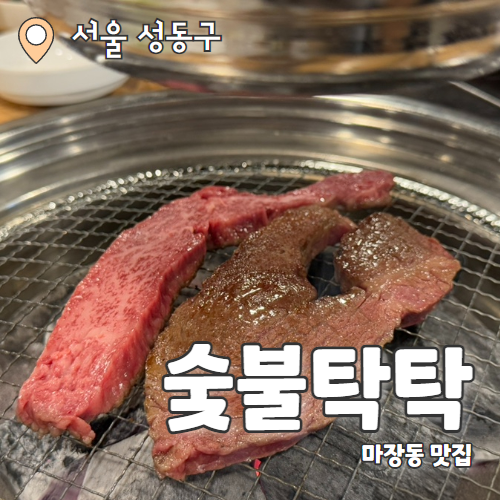  하늘축산 + 숯불탁탁 : 마장동 한우맛집 내돈내산 후기