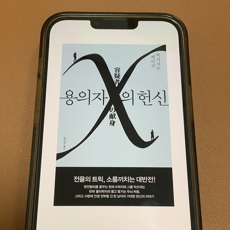  용의자 X의 헌신 (히가시노 게이고)...적인 노력 독후감
