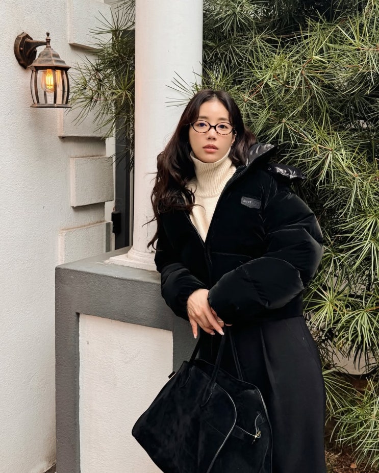  기은세 인스타그램 30대 겨울 패딩 추천! 듀베티카 디아데마 벨벳 다운 자켓