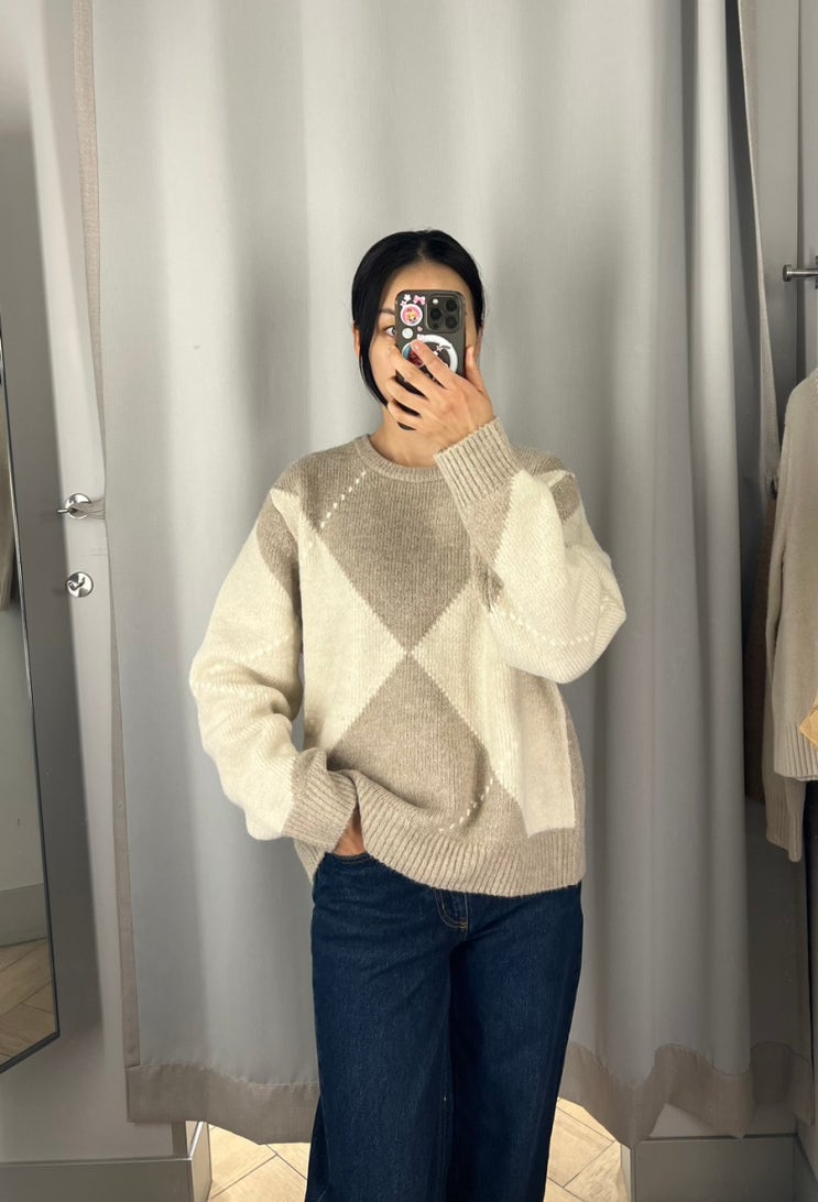  H&M 세일 니트 가디건 김나영 pick 매장 후기