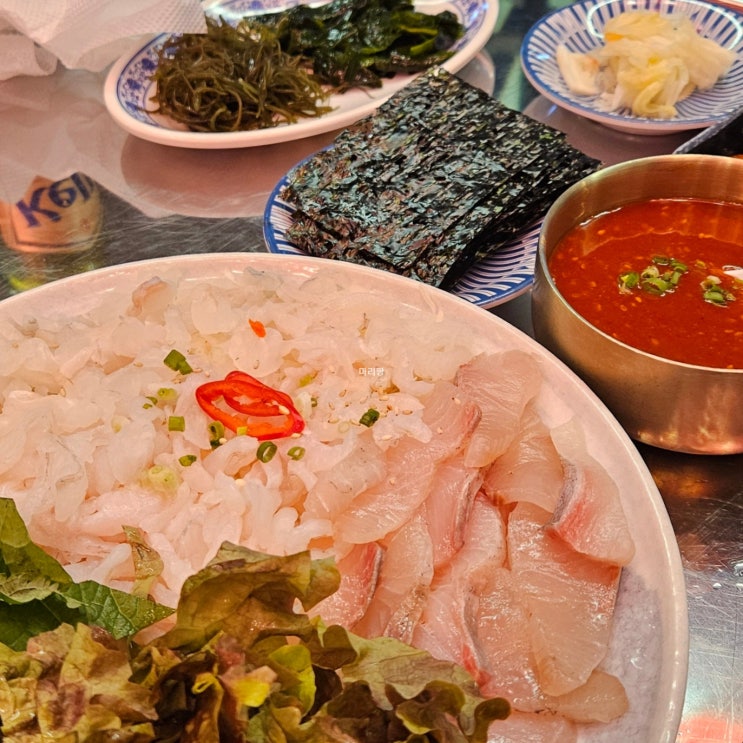  [군포시 산본동] 막회부터 대하 소금구이 자연산 회 전문점 '출항' 산본역 맛집