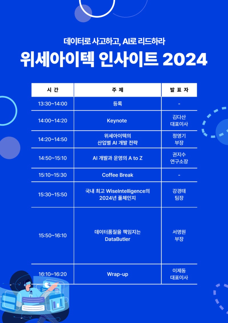 위세아이텍 인사이트 2024: AI를 활용한 비즈니스 혁신 전략 : 네이버 블로그