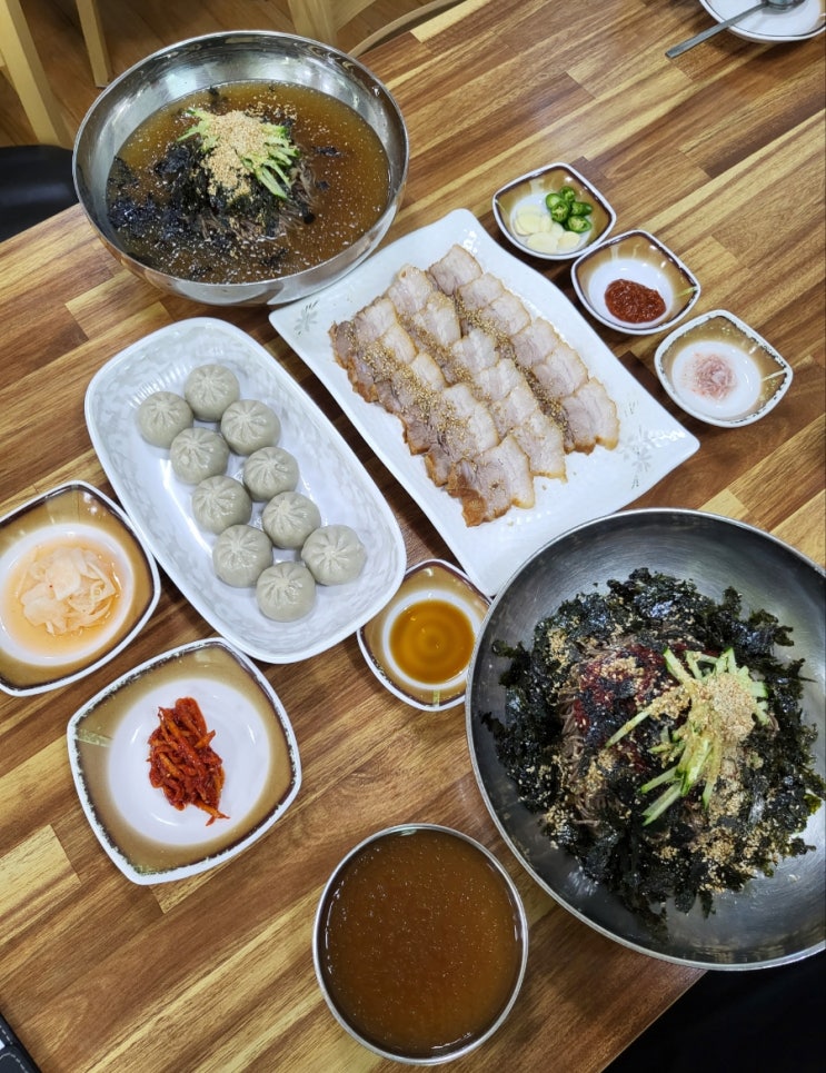  제천 현지인 맛집 물막국수 비빔막국수 수육까지 다 맛있는 용천막국수