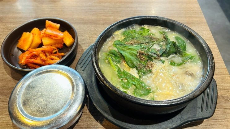  [가산맛집] 직장인 점심 담소 소사골순대육계장