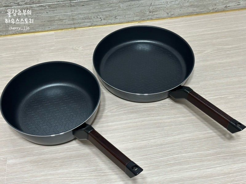 해피콜 로얄 그래핀 IH 웍(24cm) 후라이팬(28cm) 2종 세트 솔직후기