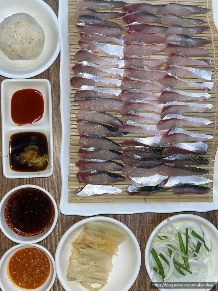  제주도 고등어 회있는 제주시청맛집 원담 데이트