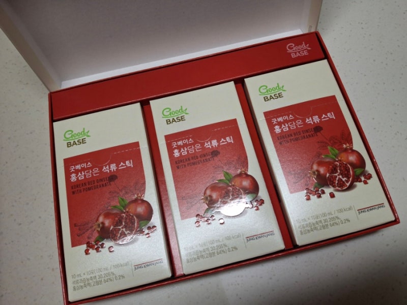 정관장 굿베이스 홍삼 담은 석류 스틱