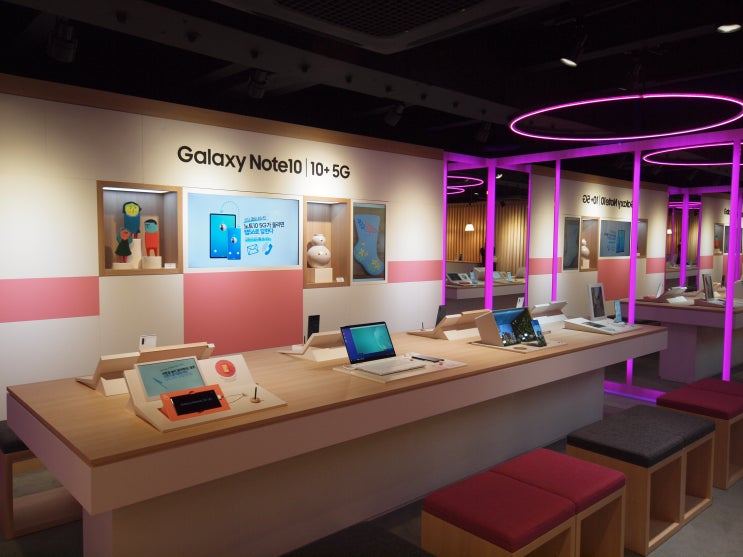  신촌 갤럭시 팝업 ㅣ 60평대 인테리어 ㅣ Galaxy Note10_신촌 Studio 인테리어 이야기