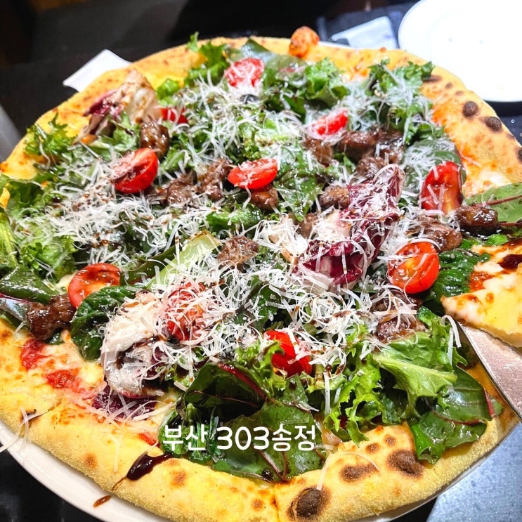  부산송정뷰맛집 303화덕피자와 뚝배기 파스타 내 스타일